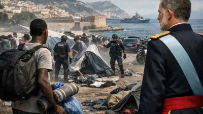 CEUTA: 3.500 Migranten müssen vor königlichem Besuch Lager verlassen