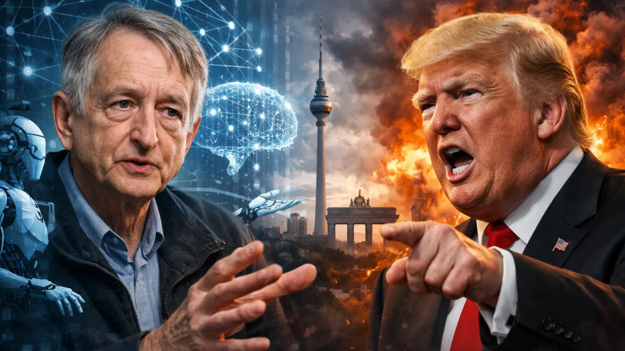 Porträt von Geoffrey Hinton, dem sogenannten ‚Godfather of AI‘