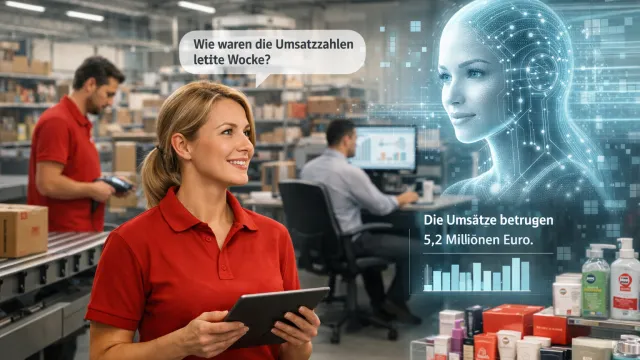 KI-gestützte Datenabfrage bei Rossmann: Mitarbeiter nutzen natürliche Sprache