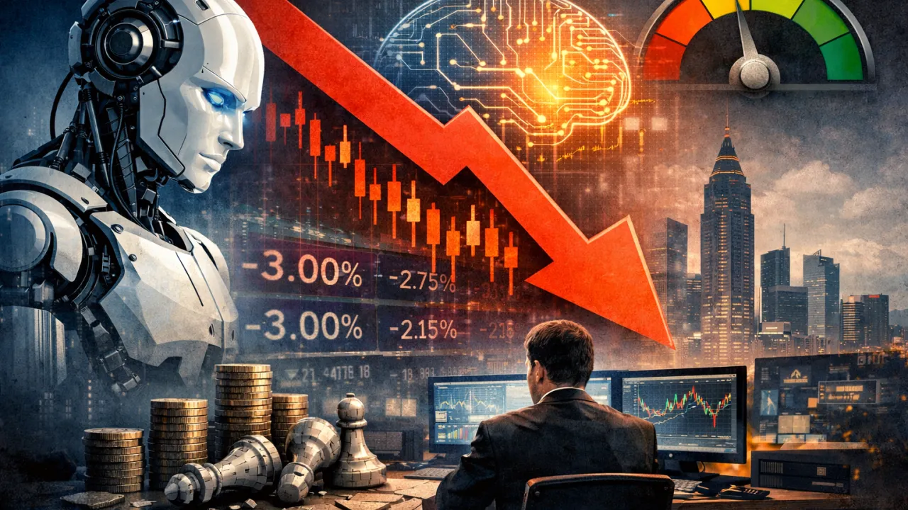 Graphische Darstellung des Leverage Shares -3x Short AI ETP mit Performance-Daten